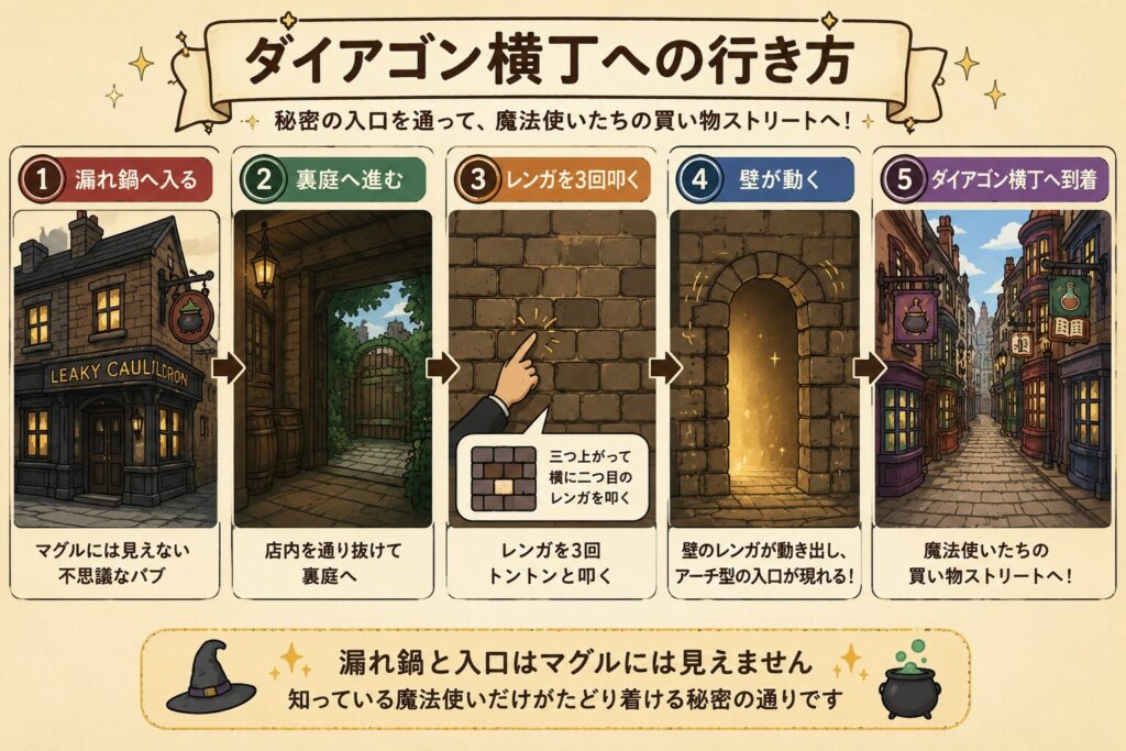 ダイアゴン横丁への行き方