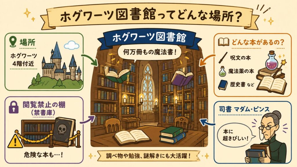 ホグワーツ図書館ってどんな場所？