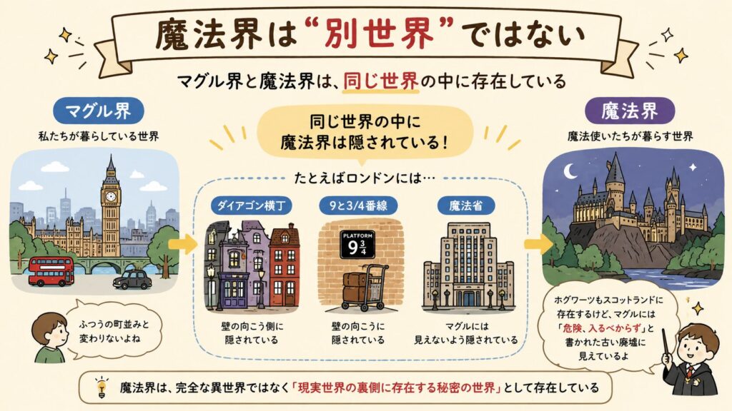 魔法界とマグル界のつながり