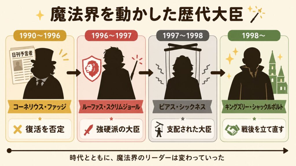 歴代の魔法大臣