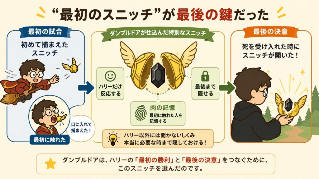ダンブルドアがスニッチを選んだ理由