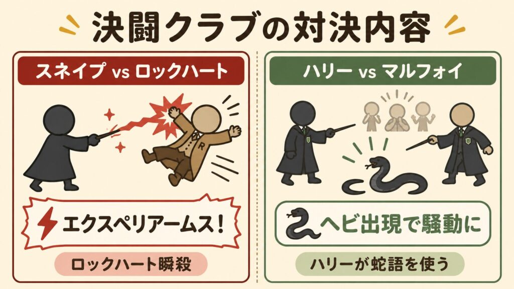 決闘クラブの対決内容