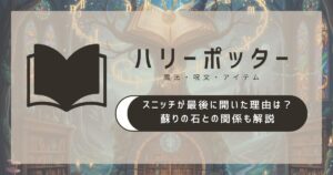 スニッチが最後に開いた理由は？蘇りの石との関係も解説