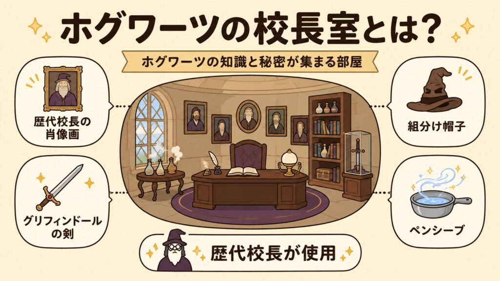 ホグワーツの校長室とは？