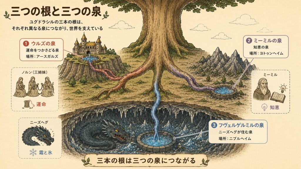 3つの泉