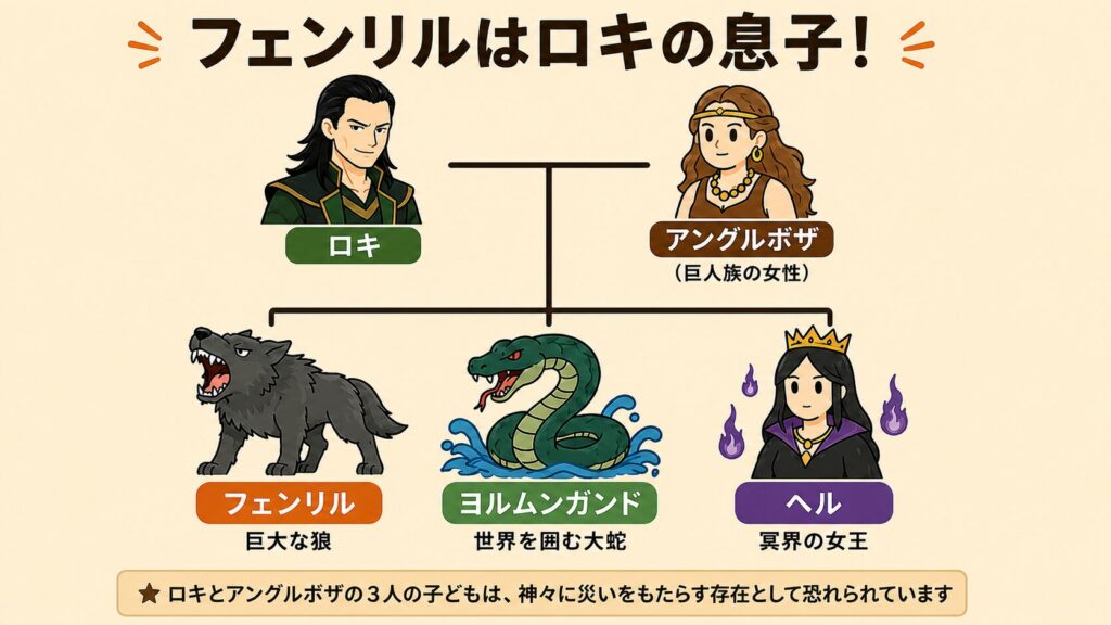フェンリルとロキの関係
