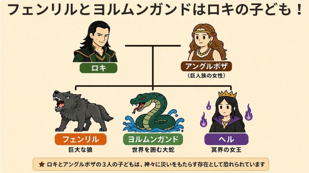 フェンリルとヨルムンガンドの関係