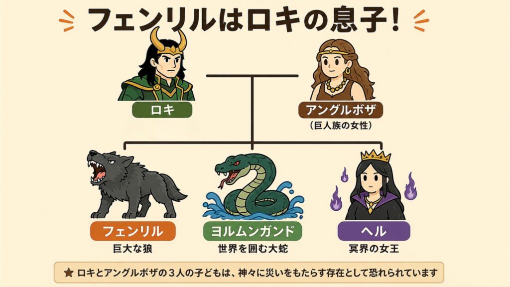 フェンリルとロキの関係